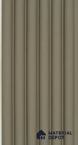 PN 06680 Plain Colour Look Louver 9.5 ft x 0.5 ft Texture Finish - 15 mm | Suitable for Feature Wall, TV Unit & Living Room