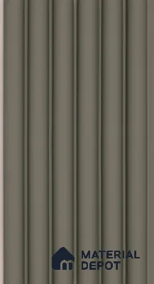 PN 06681 Plain Colour Look Louver 9.5 ft x 0.5 ft Texture Finish  - 15 mm | Suitable for Feature Wall, TV Unit & Living Room