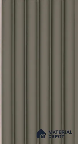 PN 06681 Plain Colour Look Louver 9.5 ft x 0.5 ft Texture Finish - 15 mm | Suitable for Feature Wall, TV Unit & Living Room