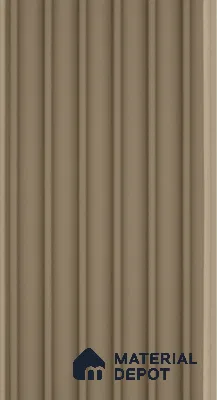 PN 06685 Plain Colour Look Louver 9.5 ft x 0.5 ft Texture Finish  - 15 mm | Suitable for Feature Wall, TV Unit & Living Room