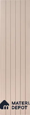 Textured Solid Look PN 06751  9.5 ft x 0.83 ft Texture Finish Louvers - 10 mm | Suitable for TV Unit, Wardrobe, Kitchen Cabinets