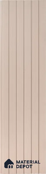 Textured Solid Look PN 06751 9.5 ft x 0.83 ft Texture Finish Louvers - 10 mm | Suitable for TV Unit, Wardrobe, Kitchen Cabinets