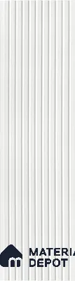 Textured Solid Look PN 06752  9.5 ft x 0.83 ft Texture Finish Louvers - 10 mm | Suitable for TV Unit, Wardrobe, Kitchen Cabinets