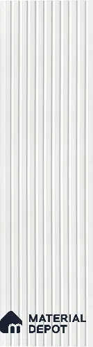 Textured Solid Look PN 06752  9.5 ft x 0.83 ft Texture Finish Louvers - 10 mm | Suitable for TV Unit, Wardrobe, Kitchen Cabinets