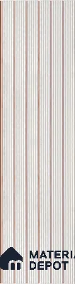 Textured Solid Look PN 06755  9.5 ft x 0.83 ft Texture Finish Louvers - 10 mm | Suitable for TV Unit, Wardrobe, Kitchen Cabinets