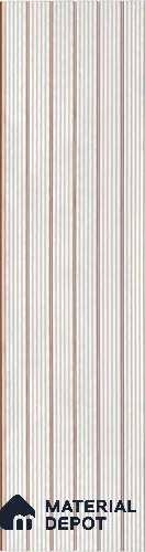 Textured Solid Look PN 06755  9.5 ft x 0.83 ft Texture Finish Louvers - 10 mm | Suitable for TV Unit, Wardrobe, Kitchen Cabinets