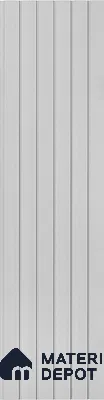 Textured Solid Look PN 06757  9.5 ft x 0.83 ft Texture Finish Louvers - 10 mm | Suitable for TV Unit, Wardrobe, Kitchen Cabinets