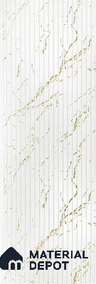 Textured Solid Look PN 06762  9.5 ft x 1 ft Texture Finish Louvers - 6 mm | Suitable for TV Unit, Wardrobe, Kitchen Cabinets