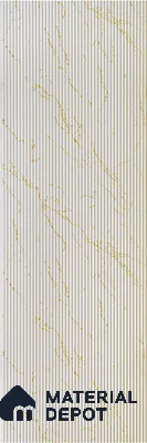 Textured Solid Look PN 06763  9.5 ft x 1 ft Texture Finish Louvers - 6 mm | Suitable for TV Unit, Wardrobe, Kitchen Cabinets