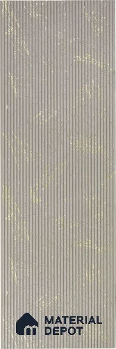 Textured Solid Look PN 06764  9.5 ft x 1 ft Texture Finish Louvers - 6 mm | Suitable for TV Unit, Wardrobe, Kitchen Cabinets