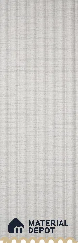 PN 07214 Fabric Look Louver 8 ft x 0.4 ft Texture Finish  - 10 mm | Suitable for Feature Wall, TV Unit & Living Room