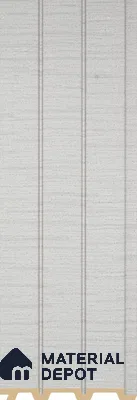 PN 07215 Fabric Look Louver 8 ft x 0.4 ft Texture Finish  - 10 mm | Suitable for Feature Wall, TV Unit & Living Room