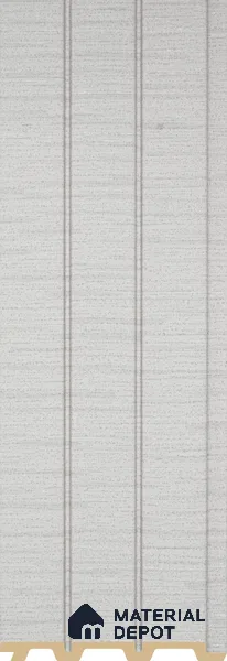 PN 07215 Fabric Look Louver 8 ft x 0.4 ft Texture Finish - 10 mm | Suitable for Feature Wall, TV Unit & Living Room