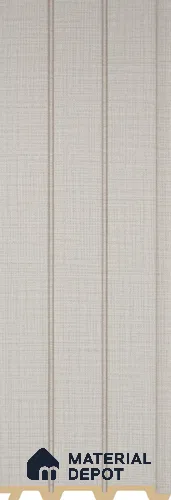 PN 07216 Fabric Look Louver 8 ft x 0.4 ft Texture Finish - 10 mm | Suitable for Feature Wall, TV Unit & Living Room
