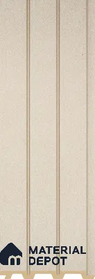 PN 07218 Fabric Look Louver 8 ft x 0.4 ft Texture Finish  - 10 mm | Suitable for Feature Wall, TV Unit & Living Room