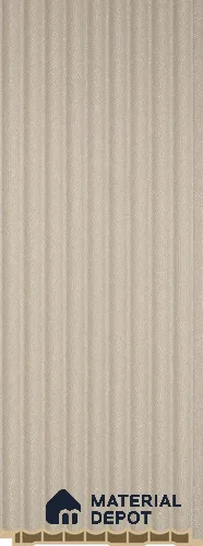PN 07219 Fabric Look Louver 8 ft x 0.4 ft Texture Finish - 10 mm | Suitable for Feature Wall, TV Unit & Living Room