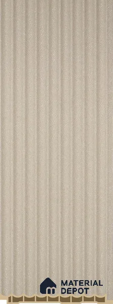 PN 07219 Fabric Look Louver 8 ft x 0.4 ft Texture Finish - 10 mm | Suitable for Feature Wall, TV Unit & Living Room