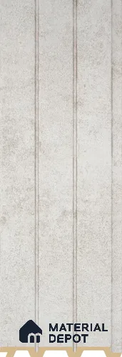 PN 07220 Fabric Look Louver 8 ft x 0.4 ft Texture Finish - 10 mm | Suitable for Feature Wall, TV Unit & Living Room