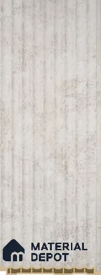 PN 07221 Fabric Look Louver 8 ft x 0.4 ft Texture Finish  - 10 mm | Suitable for Feature Wall, TV Unit & Living Room