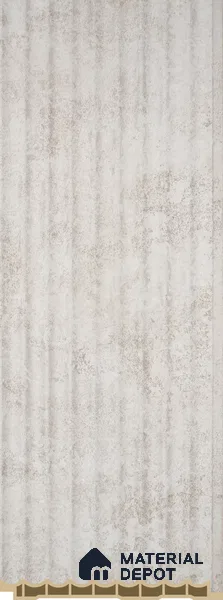 PN 07221 Fabric Look Louver 8 ft x 0.4 ft Texture Finish - 10 mm | Suitable for Feature Wall, TV Unit & Living Room