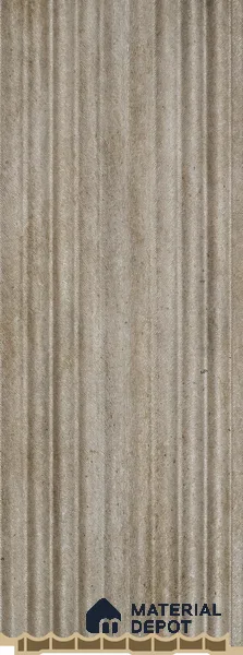 PN 07224 Fabric Look Louver 8 ft x 0.4 ft Texture Finish - 10 mm | Suitable for Feature Wall, TV Unit & Living Room