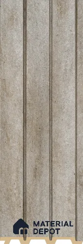 PN 07225 Fabric Look Louver 8 ft x 0.4 ft Texture Finish - 10 mm | Suitable for Feature Wall, TV Unit & Living Room