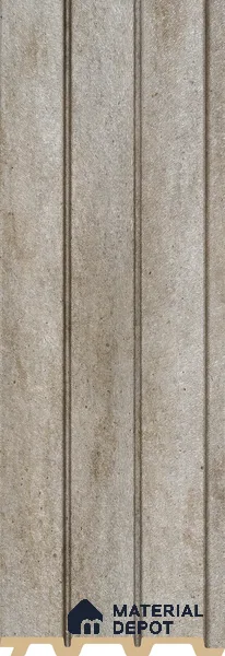 PN 07225 Fabric Look Louver 8 ft x 0.4 ft Texture Finish - 10 mm | Suitable for Feature Wall, TV Unit & Living Room