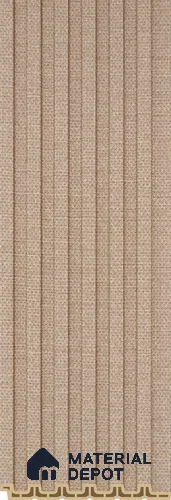 PN 07228 Fabric Look Louver 8 ft x 0.4 ft Texture Finish  - 10 mm | Suitable for Feature Wall, TV Unit & Living Room