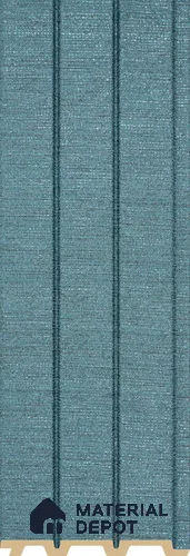 PN 07233 Fabric Look Louver 8 ft x 0.4 ft Texture Finish - 10 mm | Suitable for Feature Wall, TV Unit & Living Room