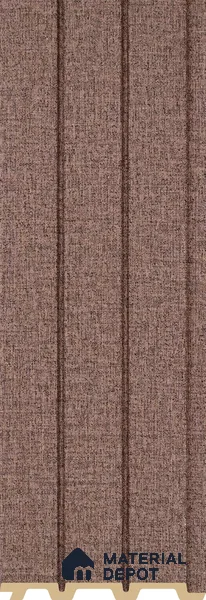 PN 07236 Fabric Look Louver 8 ft x 0.4 ft Texture Finish - 10 mm | Suitable for Feature Wall, TV Unit & Living Room