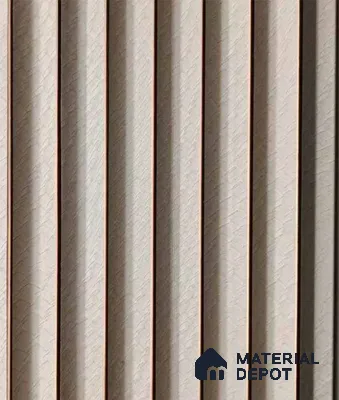 PN 07460 Patterned Look Louver 8 ft x 0.4 ft Texture Finish  - 10 mm | Suitable for Feature Wall, TV Unit & Living Room