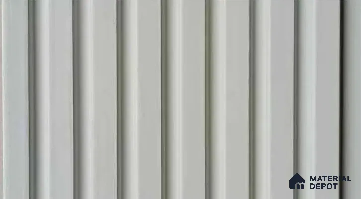 PN 07544 Solid Colors Look Louver 9.5 ft x 0.4 ft Texture Finish  - 10 mm | Suitable for Feature Wall, TV Unit & Living Room