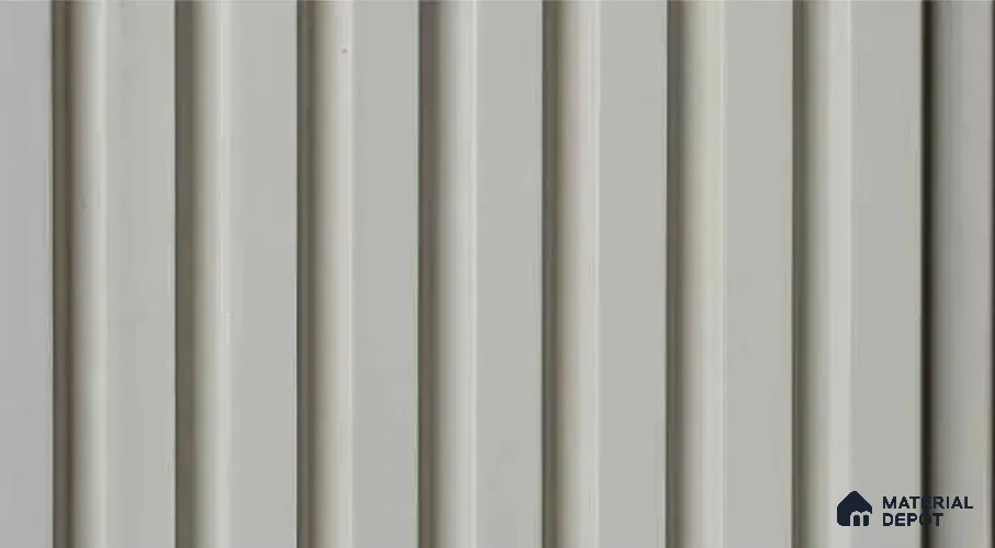 PN 07545 Solid Colors Look Louver 9.5 ft x 0.4 ft Texture Finish - 10 mm | Suitable for Feature Wall, TV Unit & Living Room