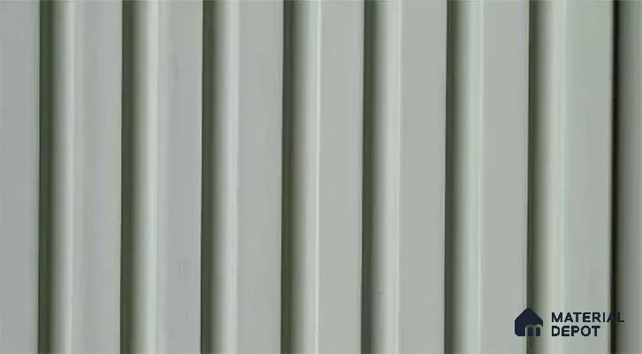 PN 07546 Solid Colors Look Louver 9.5 ft x 0.4 ft Texture Finish  - 10 mm | Suitable for Feature Wall, TV Unit & Living Room