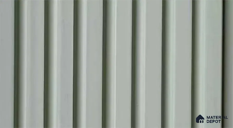 PN 07546 Solid Colors Look Louver 9.5 ft x 0.4 ft Texture Finish  - 10 mm | Suitable for Feature Wall, TV Unit & Living Room