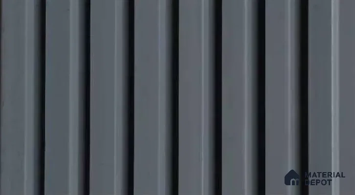 PN 07549 Solid Colors Look Louver 9.5 ft x 0.4 ft Texture Finish  - 10 mm | Suitable for Feature Wall, TV Unit & Living Room