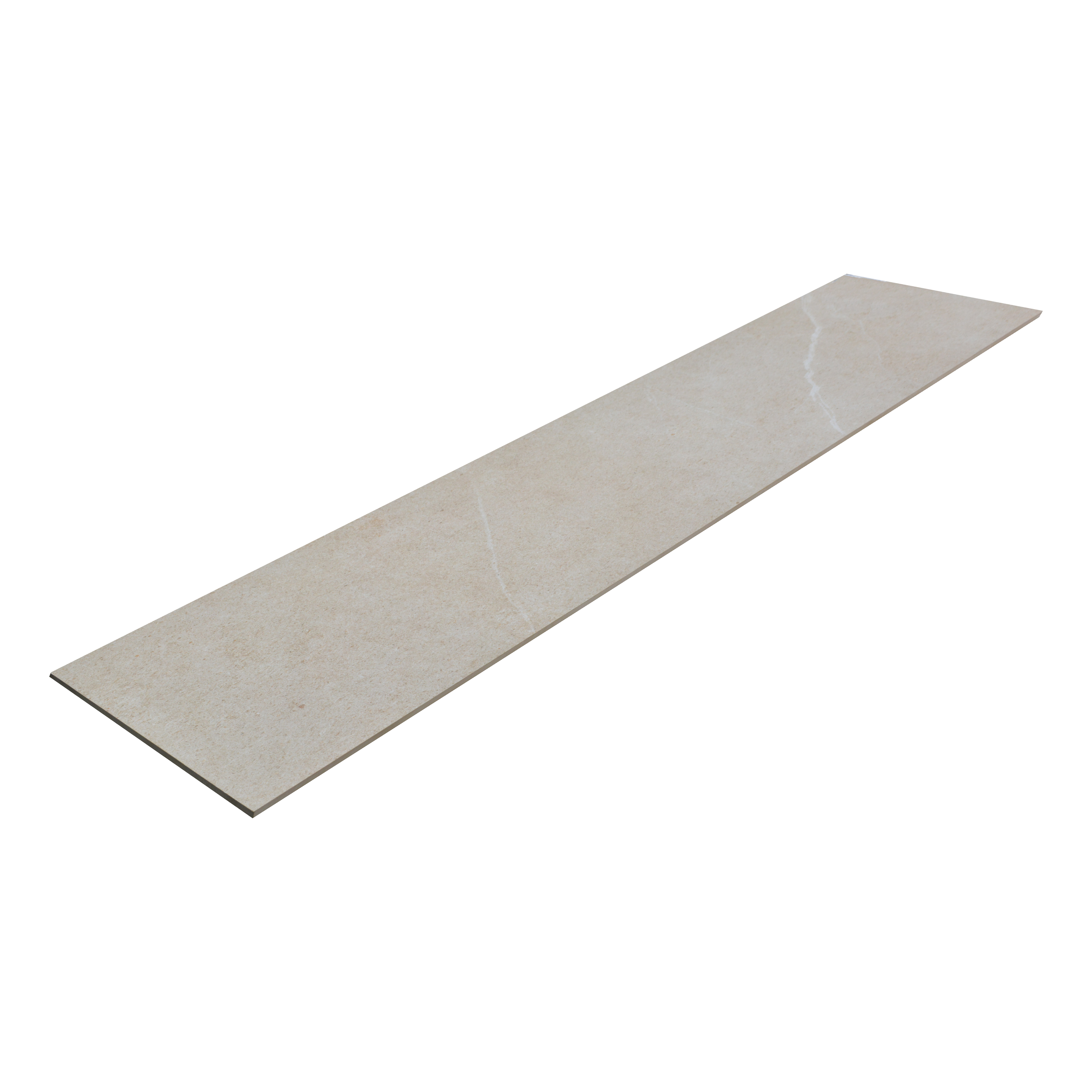 TL 01221 A Fusion Crema 1200x300 mm GVT Carving Matte Finish Stone Look Tile - 9 mm