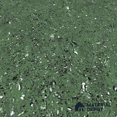 Double Charge Floor & Wall Tile TL 00436 Dualcore Emerald Green 2 ft x 2 ft Vitrified Glossy Finish - 9 mm | Suitable for Bedroom, Living Room, Office & Bathroom Wall