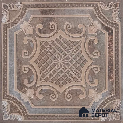 Moroccan Wall Tile TL 04930 Imperial Grace Decor Amber Dunes 1 ft x 1 ft Ceramic Matte Finish - 9 mm | Suitable for Bathroom, Kitchen, Dining Area | Please Expect a Slight Variation of Pattern (Sample)