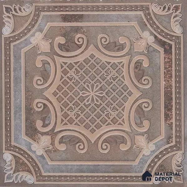 Moroccan Wall Tile TL 04930 Imperial Grace Decor Amber Dunes 1 ft x 1 ft Ceramic Matte Finish - 9 mm | Suitable for Bathroom, Kitchen, Dining Area | Please Expect a Slight Variation of Pattern (Sample)