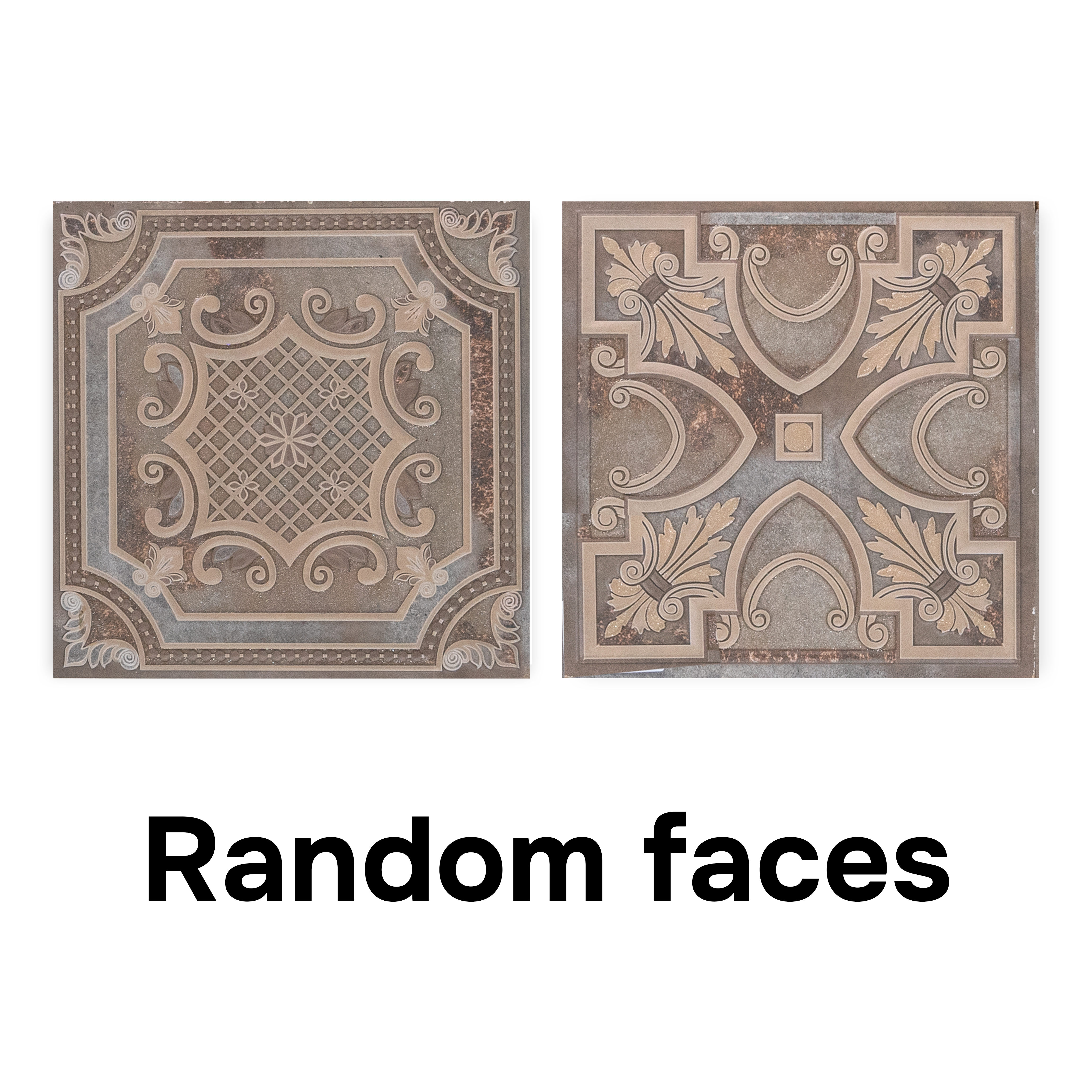 Moroccan Wall Tile TL 04930 Imperial Grace Decor Amber Dunes 1 ft x 1 ft Ceramic Matte Finish - 9 mm | Suitable for Bathroom, Kitchen, Dining Area | Please Expect a Slight Variation of Pattern (Sample)
