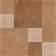 Geometric Floor Tile TL 05299 Strada Cuboid Crema 20 inch x 20 inch Vitrified Matte Finish - 12 mm | Suitable for Parking, Balcony, Courtyard, Patio, Terrace | Image 01