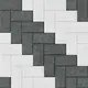 Stone Floor Tile TL 05300 G Strada Slate Brick 20 inch x 20 inch Vitrified Matte Finish - 12 mm | Suitable for Parking, Balcony, Courtyard, Patio, Terrace | Image 01