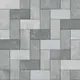 Geometric Floor Tile TL 05300 Strada Herringbone Haze 20 inch x 20 inch Vitrified Matte Finish - 12 mm | Suitable for Parking, Balcony, Courtyard, Patio, Terrace | Image 01