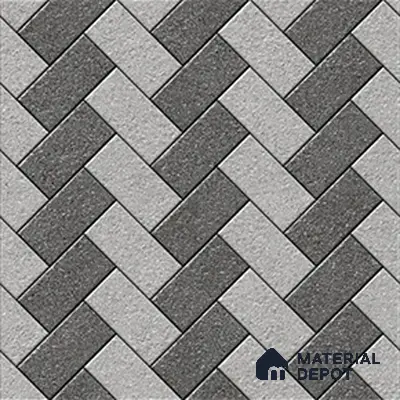 TL 04257 | Geometric Platinum 400x400 mm Matte Finish Vitrified Parking Floor Tile - 12 mm | Pattern Alignment May Vary | 2-3 mm Spacer is Mandatory