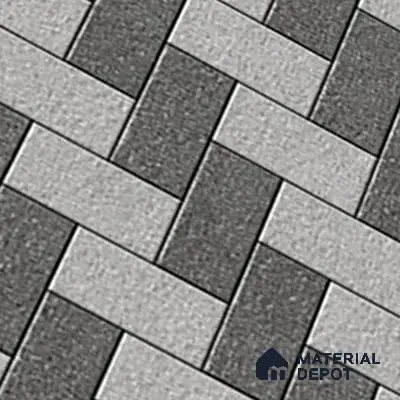 TL 04257 | Geometric Platinum 400x400 mm Matte Finish Vitrified Parking Floor Tile - 12 mm | Pattern Alignment May Vary | 2-3 mm Spacer is Mandatory
