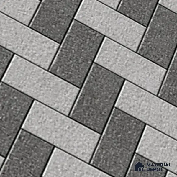 TL 04257 | Geometric Platinum 400x400 mm Matte Finish Vitrified Parking Floor Tile - 12 mm | Pattern Alignment May Vary | 2-3 mm Spacer is Mandatory