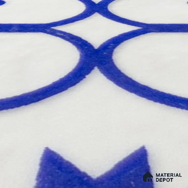 Subway Wall & Floor Handmade Tile TL 05860 F Corner Curl Azure Harmony 98 mm x 98 mm Vitrified - 9 mm | 6 Random Patterns | Suitable For Living Room, Bedroom, Kitchen