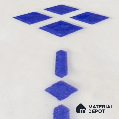 Subway Wall & Floor Handmade Tile TL 05860 Diagonal Cross Azure Harmony 98 mm x 98 mm Vitrified - 9 mm | 6 Random Patterns | Suitable For Kitchen, Accent/Feature Wall, Bathroom