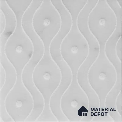 Subway Wall & Floor Handmade Tile TL 05863 Ripple Bliss 96 mm x 96 mm Vitrified - 9 mm | Random Mix Patterns | Suitable For Kitchen, Bathroom, Dining Area